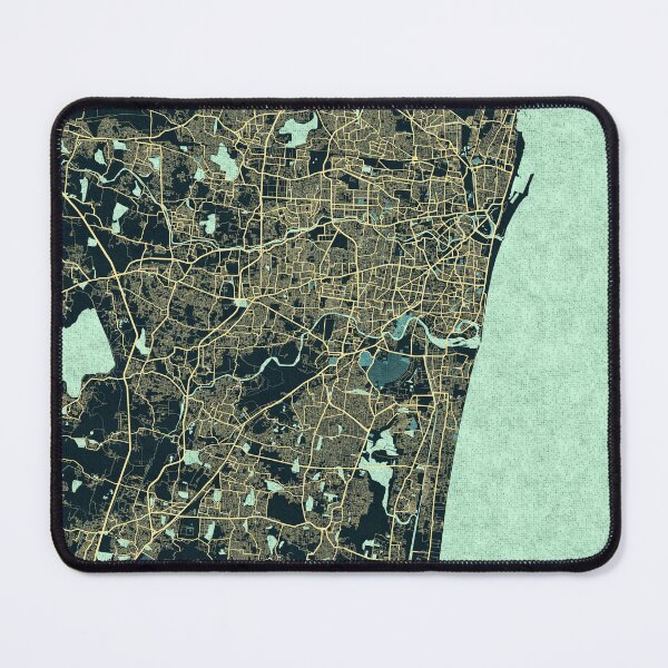 Item preview, Chennai City Map of Tamil Nadu, India - Summer designed and sold by deMAP.