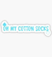 Oh My Cotton Socks Sticker