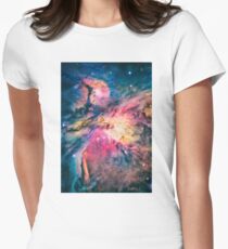 The awesome beauty of the Orion Nebula Women's Fitted T-Shirt