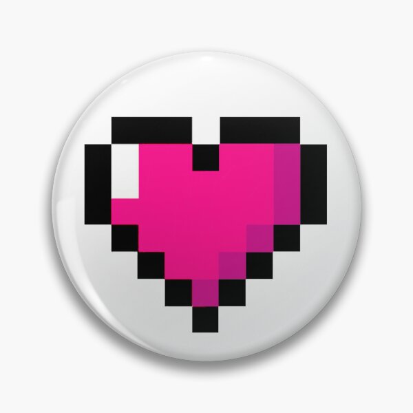 Item preview, 8-bit Pink HEART designed and sold by Ink Standy.
