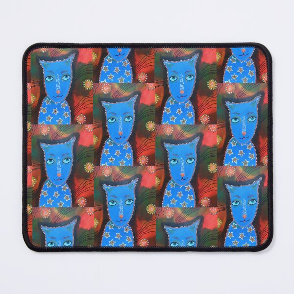 Item preview, Blue Cat designed and sold by BeaOutsiderArt.
