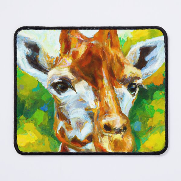 Item preview, Giraffe No.2 - colorful impressionistic portrait of a Giraffe. designed and sold by BLACKSUN-SHOP.