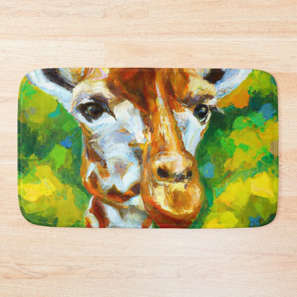 Item preview, Giraffe No.2 - colorful impressionistic portrait of a Giraffe. designed and sold by BLACKSUN-SHOP.