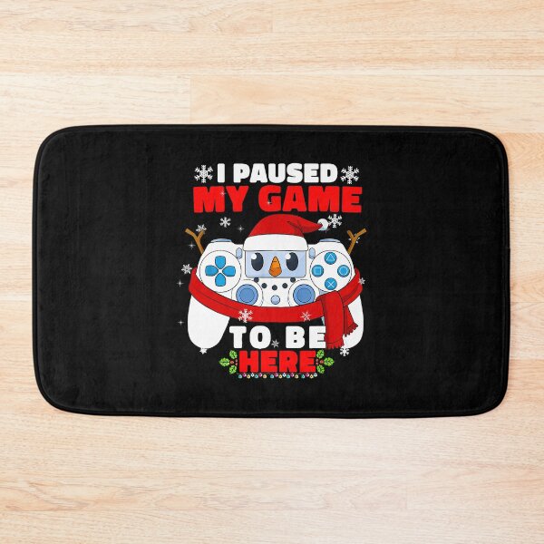 Item preview, I Pause My Game To Be Here Funny Snowman Controllers Christmas Gamer designed and sold by Helbon-art.