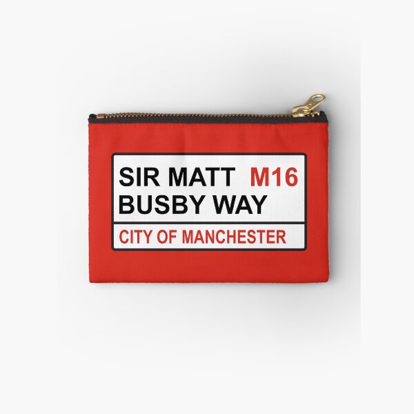 Artikelvorschau, Manchester Football Team Sir Matt Busby Way Straßenschild entworfen und verkauft von DelfDesign.