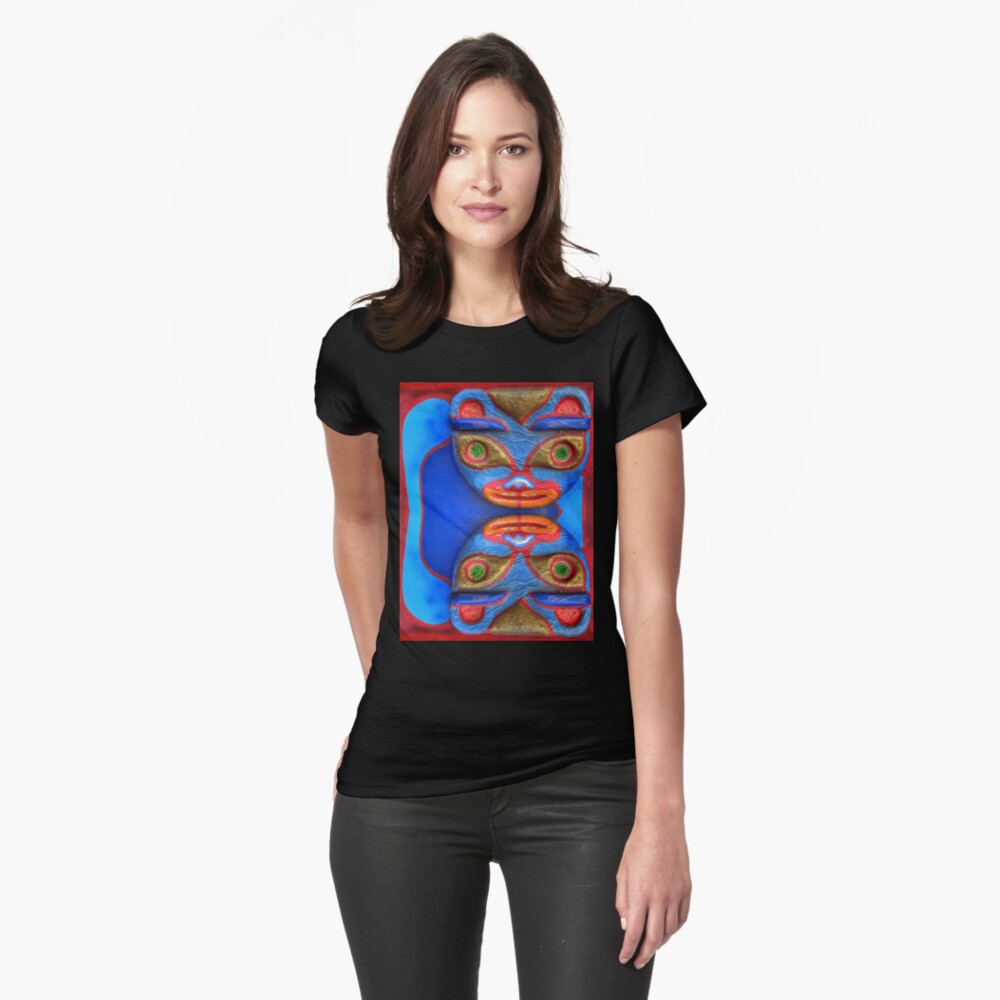 Blue Cats Fitted T-Shirt