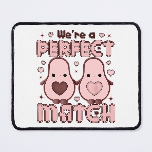 Item preview, We're A Perfect Match Avocado Funny Valentine's Day Couples designed and sold by Helbon-art.