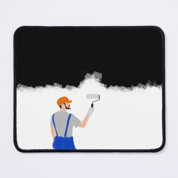 Item preview, Painting Wall Painter Art Painting Illustration Graphic Brush Gimmick Vintage Coloring Two Tone Colors Gimmick  designed and sold by WASHINGMACHINE’s vacation.