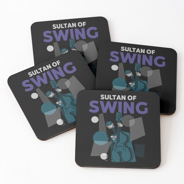 Item preview, Sultan Of Swing Upright Double Bass Player Print designed and sold by SortaPrettyOk.