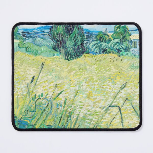 Item preview, Green Wheat Field with Cypress by Van Gogh, Sage Green designed and sold by evermore-design.