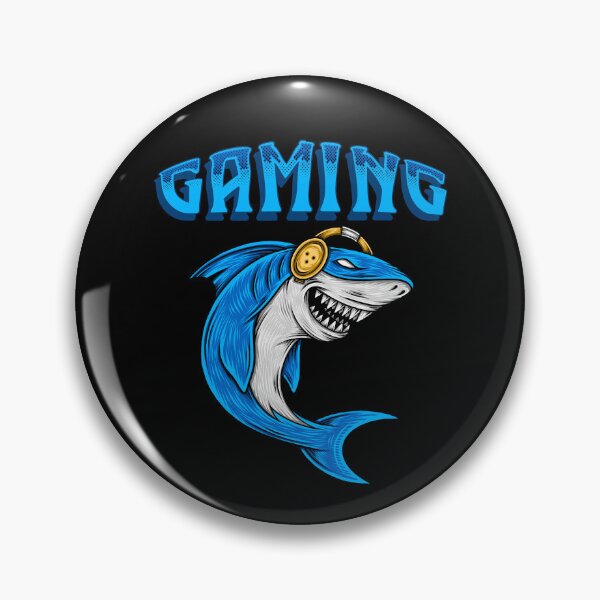 Item preview, Gaming Shark designed and sold by RockBeeDesigns.