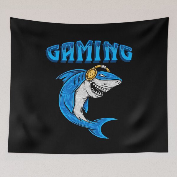 Item preview, Gaming Shark designed and sold by RockBeeDesigns.