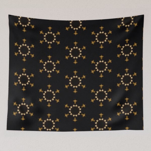 Item preview, Black and Gold Classy Pattern for the holiday and winter season #7 designed and sold by The Patterns Girl.