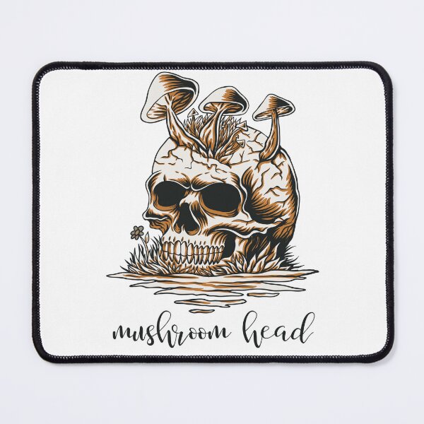Item preview, Mushroom Head with Skull designed and sold by qawistz.