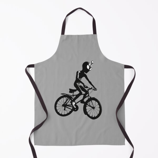 Item preview, Alien riding bicycle designed and sold by OneWayOrAnother.