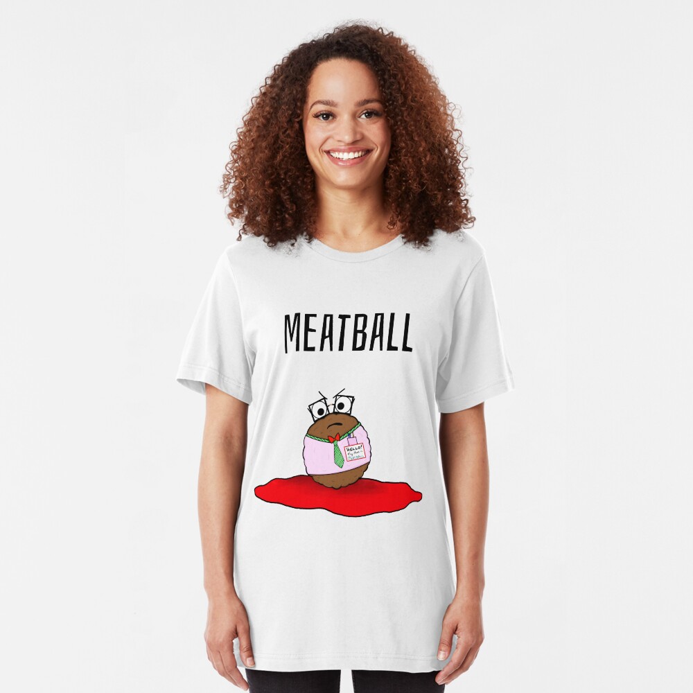 Meatball Slim Fit T-Shirt