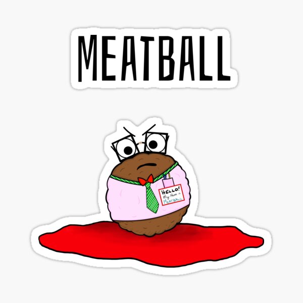 Meatball Sticker