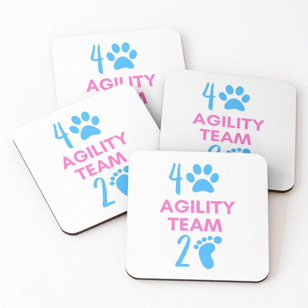 Item preview, Agility team 4 legs and 2 feet in blue and pink designed and sold by PausePapote.