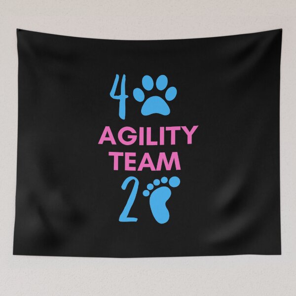 Item preview, Agility team 4 legs and 2 feet in blue and pink designed and sold by PausePapote.