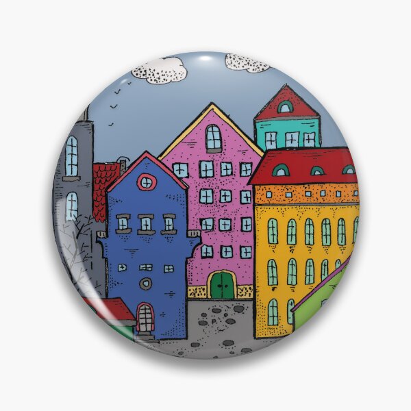 Item preview, Doodled Village designed and sold by 50Centimos.