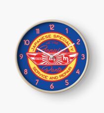 Reloj Distressed JDM Big 3 Sign