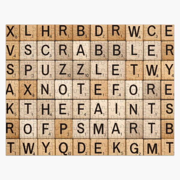 Full Alphabet Of Scrabble Tiles K3 Jigsaw Puzzle by Humorous Quotes -  Pixels Puzzles