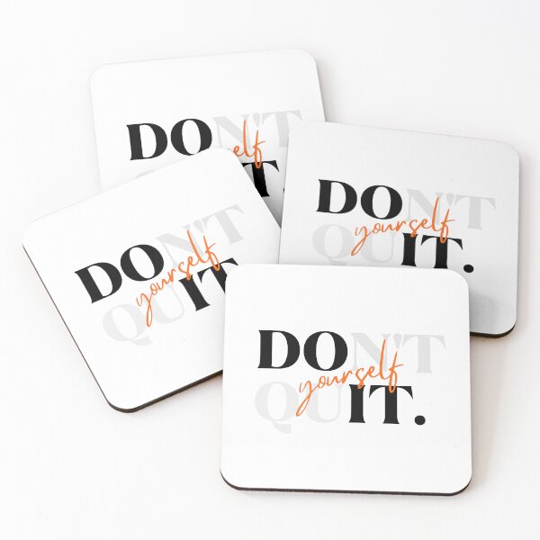 Item preview, Don't Quit Yourself Calligraphy Design designed and sold by Ghanshyam butik.
