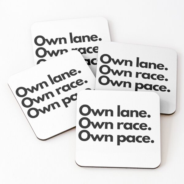 Item preview, Own lane. Own race. Own pace. designed and sold by Lavannya.