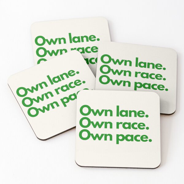 Item preview, Own lane. Own race. Own pace. designed and sold by Lavannya.