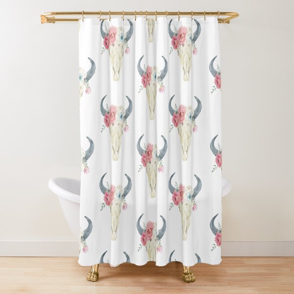 Stay Wild boho chic design Shower Curtain