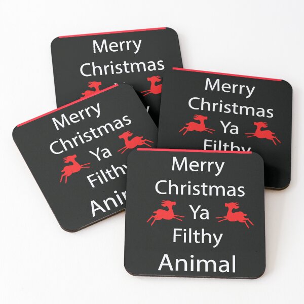 Item preview, Merry Christmas Ya Filthy Animal designed and sold by Saberfahid.