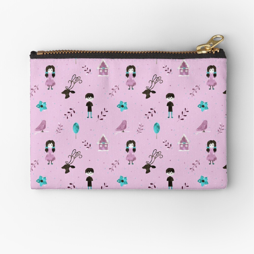 Through the Forest (Pink version) Zipper Pouch