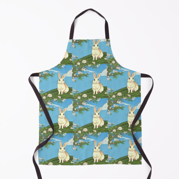 Item preview, White Lovely American Mini Lop Cute Bunny Mom Chinese New Year designed and sold by wigobun.