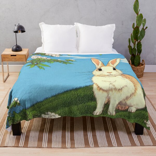 Item preview, White Lovely American Mini Lop Cute Bunny Mom Chinese New Year designed and sold by wigobun.