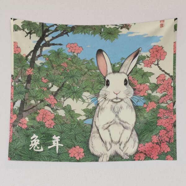 Item preview, White Spot Rabbit Cutest American Bunny Cute Flemish Giant Bunny Mom designed and sold by wigobun.