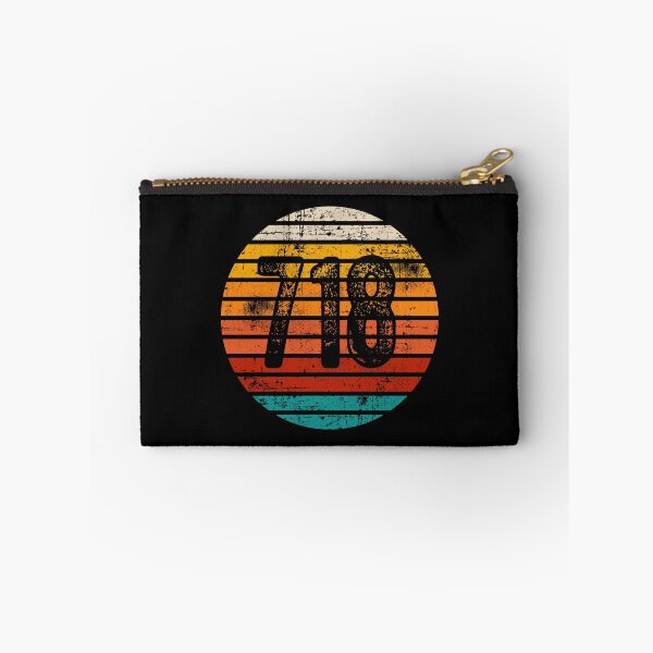 Item preview, Distressed Vintage Sunset 718 Area Code designed and sold by Gold Wings Tees.