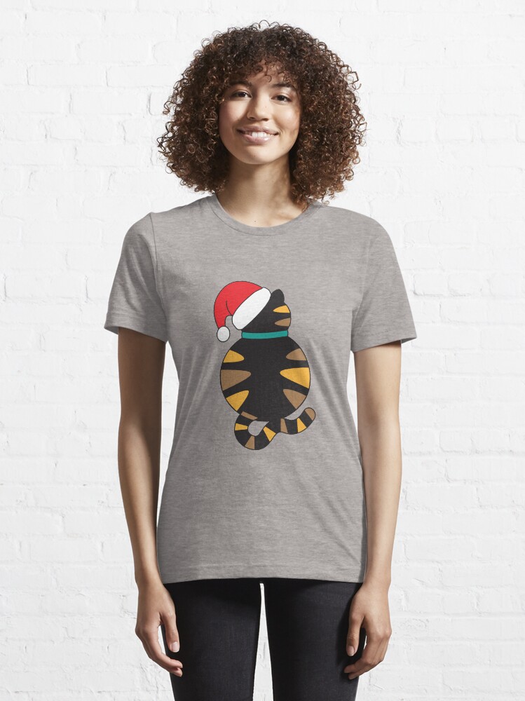 Tortoiseshell Cat Christmas Jumper Christmas Cat Jumper Xmas Cat Jumper Christmas Jumper Xmas Jumper Tortie Cat Jumper Tortoiseshell Cat Jumper Essential T Shirt for Sale by MoCatDesigns Redbubble