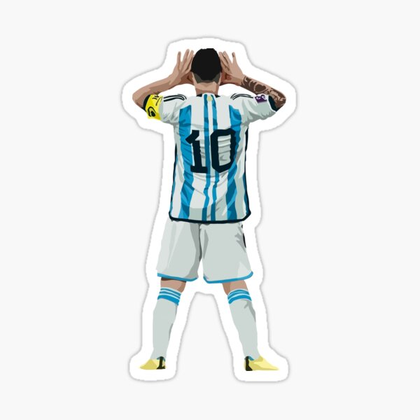 Lionel Messi World Cup Argentina Wpap Lionel Messi Sticker Teepublic Ph