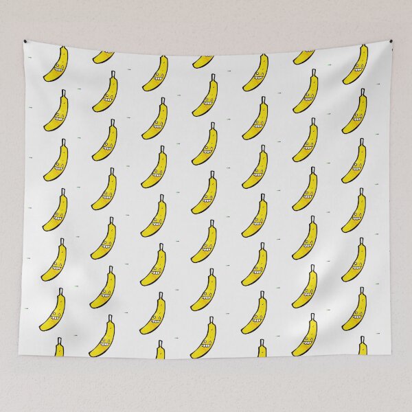 Item preview, Smiling Banana Cartoon Design designed and sold by StickerBird.