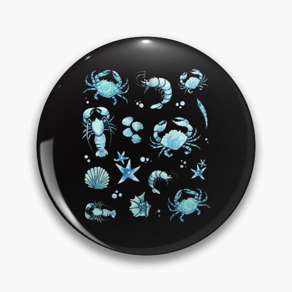 Item preview, Crustacean Core Aesthetic Crustaceans Crab Lobster Shrimp designed and sold by HebeReynolds.