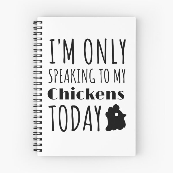 Item preview, I'm only speaking to my chickens today designed and sold by NauticalSorbet.