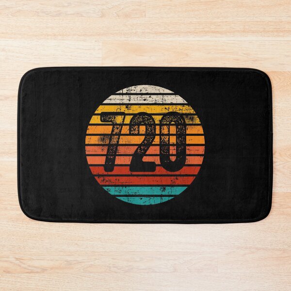 Item preview, Distressed Vintage Sunset 720 Area Code designed and sold by Gold Wings Tees.