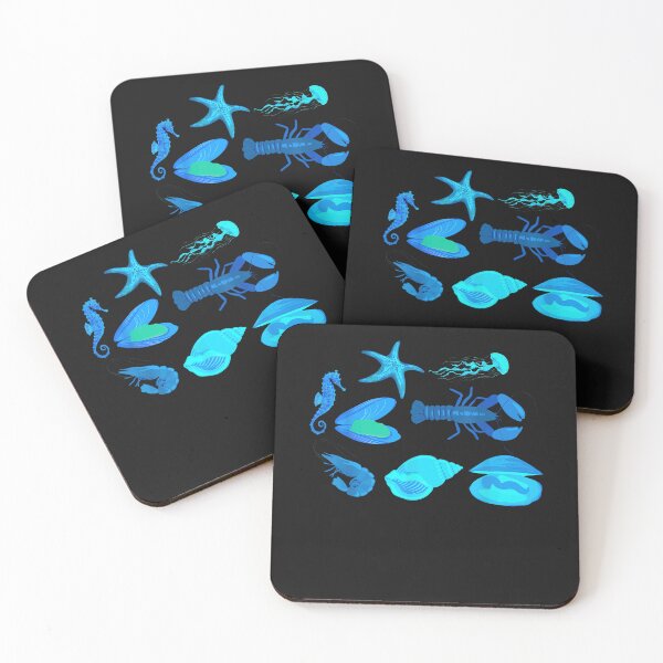 Item preview, Crustacean Core Design Sea Animals designed and sold by HebeReynolds.