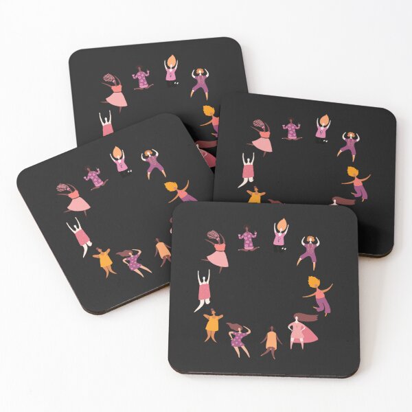 Item preview, girl power girls jumping and dancing designed and sold by finquesfalcon.