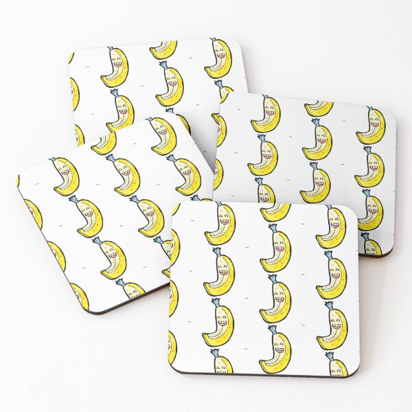 Item preview, Smiling Banana Cartoon Design designed and sold by StickerBird.