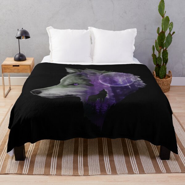 Item preview, Wolf Forest Night Violet designed and sold by Barnissim.