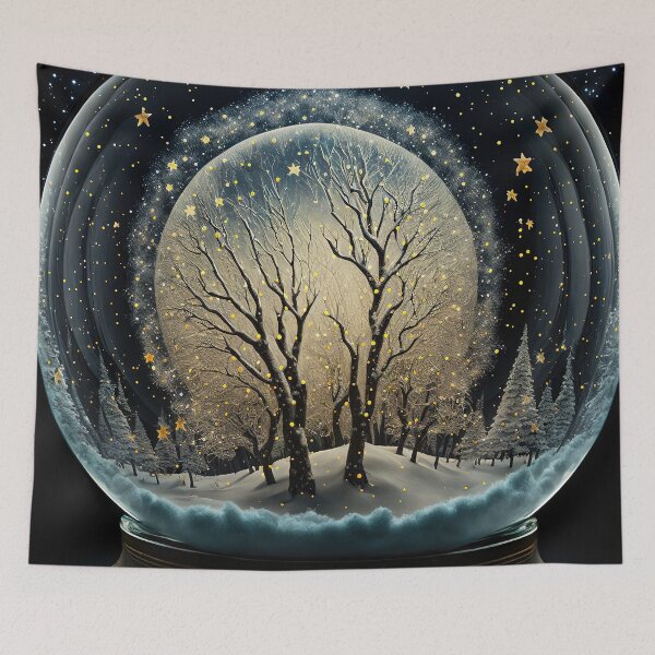 Item preview, Full Moon Snow Globe designed and sold by Lewizuh.