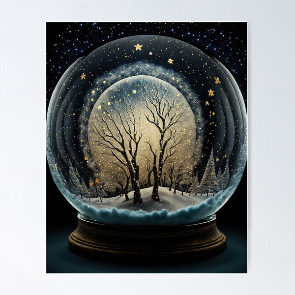 Item preview, Full Moon Snow Globe designed and sold by Lewizuh.