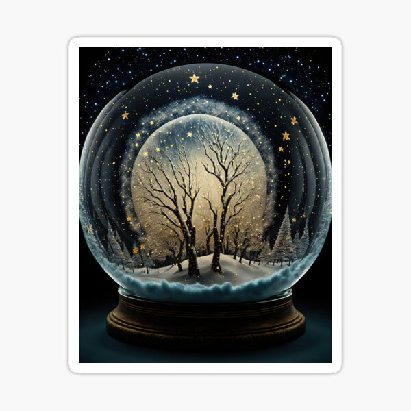 Item preview, Full Moon Snow Globe designed and sold by Lewizuh.