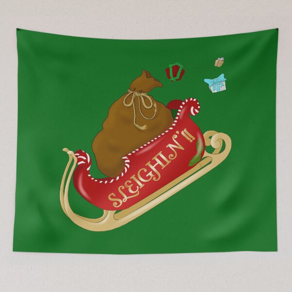 Item preview, Sleighin'!! (On Sleigh) designed and sold by Bubbawrap.